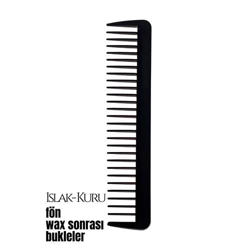 Bukleli Saç Fön Wax Sonrası Tarak Karbon Nano Absolute Professional 720623 ürün görseli 1