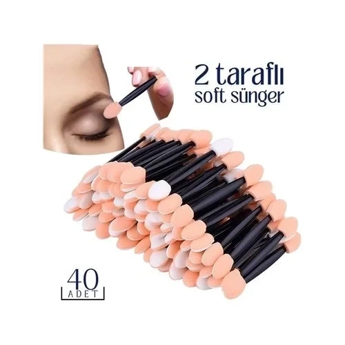 Göz Farı Süngeri 40’Lı Paket – Çift Uçlu, Profesyonel Makyaj Aplikatörü 718662 ürün görseli 1