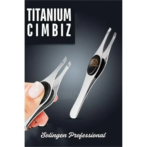 Titanyum Çelik Cımbız Kaş Alma Cımbızı Tüy Alma Cımbızı Solingen Professional 721244 ürün görseli 1
