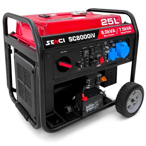 Senci Sc 8000 İv Marşlı Inverter 8 Kva Monofaze Benzinli Jeneratör ürün görseli 1