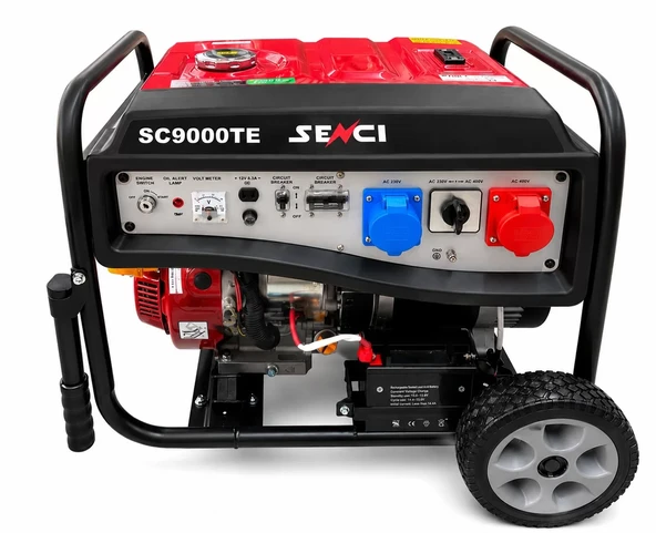 Senci Sc 9000 Te Dual 9 Kva Monofaze Ve Trifaze Benzinli Jeneratör ürün görseli 1