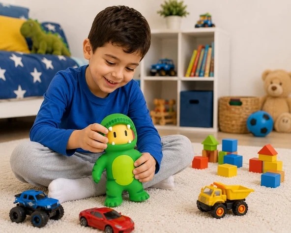 Stumble Guys  Esnek Fiğür Oyuncak T-Rex Guy - Resim 4