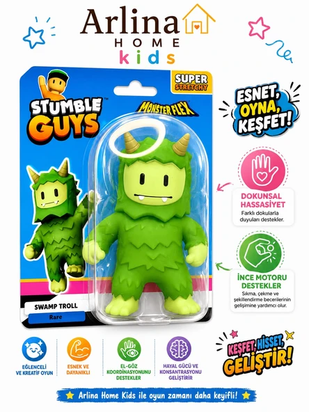 Stumble Guys  Esnek Fiğür Oyuncak Swamp Troll ürün görseli 1