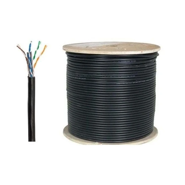 PUSAS 23 AWG 0,57 MM U/UTP OUTDOOR CAT-6 KABLO (305-MT) PS-CAT6 305 ürün görseli 1