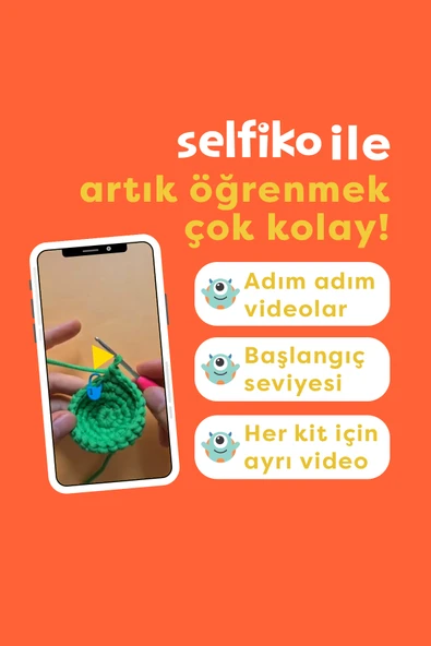 Selfiko Baybaykuş Örgü İpi Seti - Resim 4