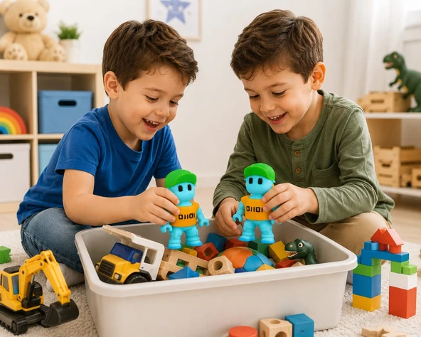 Stumble Guys  Esnek Fiğür Oyuncak Robot Guy - Resim 4