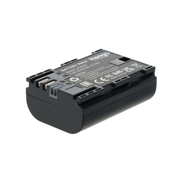 Herigo LP-E6-C 2040mAh Type-C Şarjlı Batarya (LP-E6 Uyumlu) - Resim 10