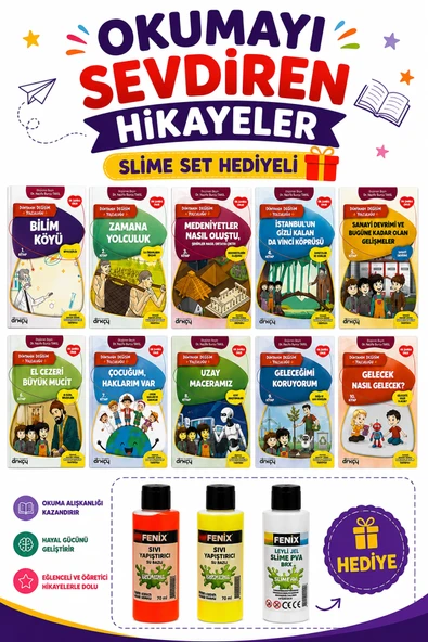 3.ve 4.Sınıflar İçin Dünyanın Değişim Yolculuğu Seti (Slime Set Hediye) ürün görseli 1