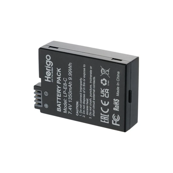 Herigo LP-E8-C 1350mAh Type-C Şarjlı Batarya (LP-E8 Uyumlu) - Resim 4