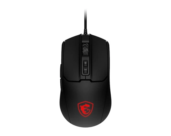 MSI FORGE GM100 6400 DPI RGB Kablolu Siyah Gaming Mouse ürün görseli 1