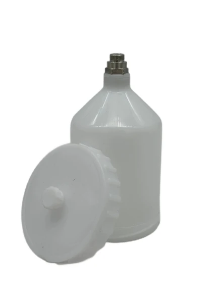 Boya Tabancası Üsten Depo Haznesi Plastik 200ml - M14X1 ürün görseli 1