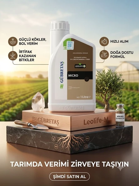 Gübretaş Leolife-M Micro - 1 Lt, Sıvı Organomineral Gübre ürün görseli 1