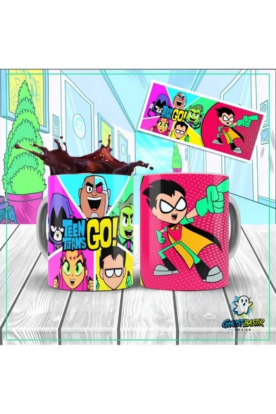 Teen Titans Go Kupa Bardak | Tek Adet K0430 ürün görseli 1