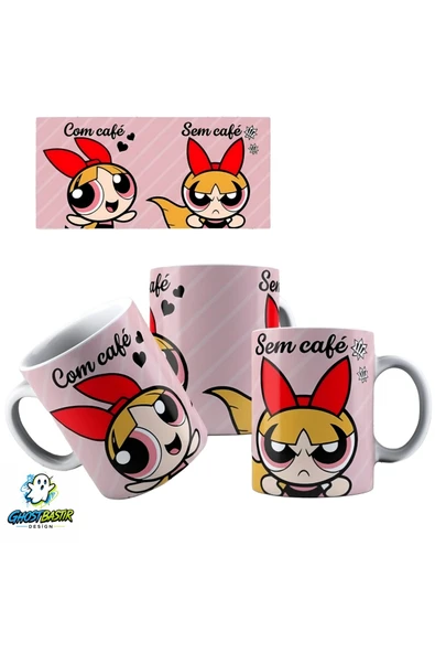 Powerpuff Girls Kupa Bardak | Tek Adet K0374 ürün görseli 1