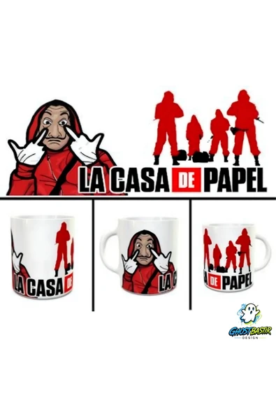 La Casa De Papel Kupa Bardak | Tek Adet K0296 ürün görseli 1