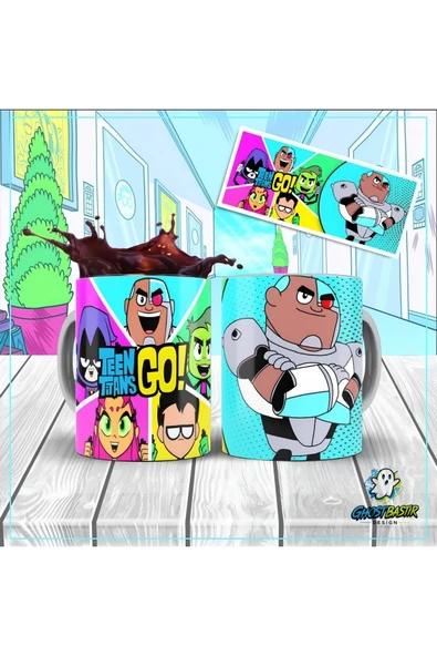 Teen Titans Go Kupa Bardak | Tek Adet K0431 ürün görseli 1