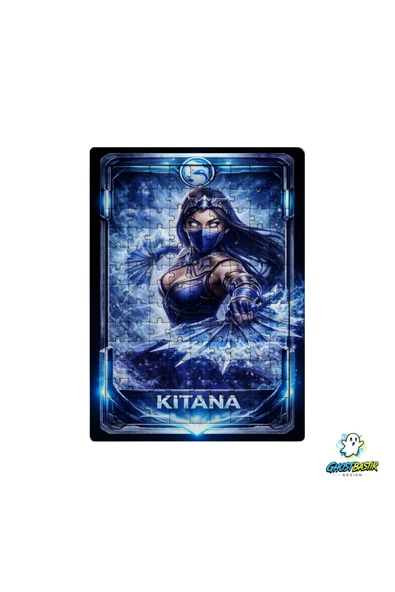 Mortal Kombat Kitana 99 Parça Ayaklı Puzzle – Dekoratif Çocuk Yapbozu 0222 ürün görseli 1
