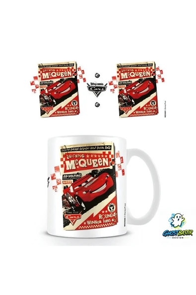 Cars McQueen Kupa Bardak | Tek Adet K0187 ürün görseli 1