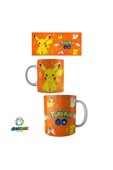 Pokemon Pikachu Kupa Bardak | Tek Adet K0368 ürün görseli 1