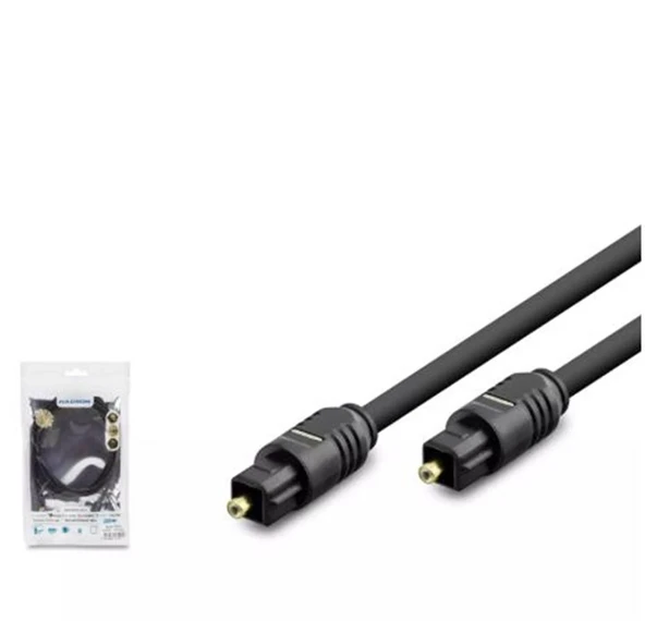 HADRON HDX7805 FIBER OPTICAL KABLO PVC 1.5M SİYAH ürün görseli 1