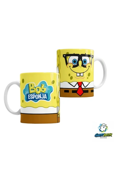 Sünger Bob Kupa Bardak | Tek Adet K0425 ürün görseli 1
