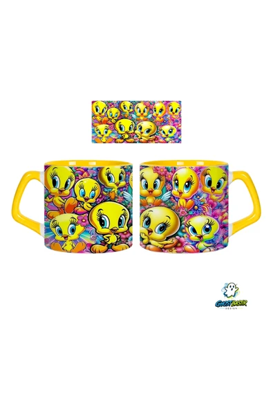 Tweety Kupa Bardak | Tek Adet 0864 ürün görseli 1