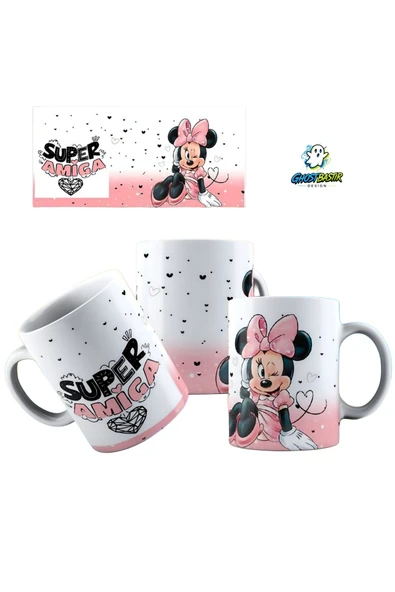 Minnie Mouse Kupa Bardak | Tek Adet K0322 ürün görseli 1
