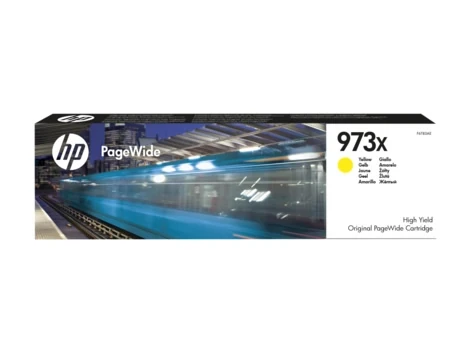 HP F6T83AE (973X) SARI PAGEWIDE KARTUS ürün görseli 1