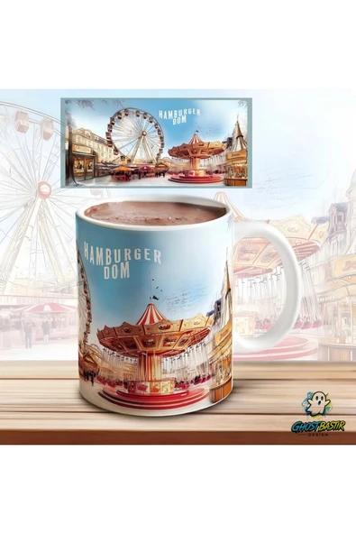 Hamburger Dom Kupa Bardak | Tek Adet K0247 ürün görseli 1