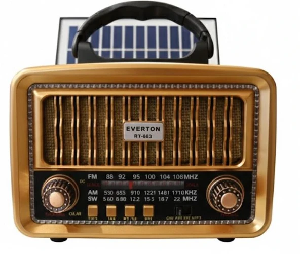 Everton RT-683  Bluetooth Usb-Micro Sd Nostaljik Radyo ürün görseli 1