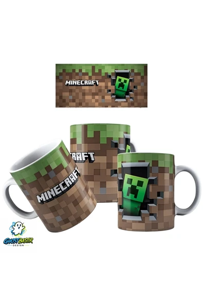 Minecraft Kupa Bardak | Tek Adet K0317 ürün görseli 1