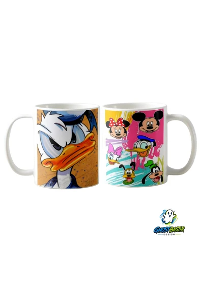 Disney Karakterleri Kupa Bardak | Tek Adet K0206 ürün görseli 1
