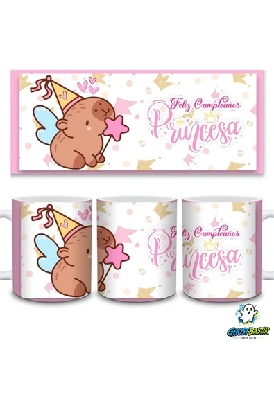 Capybara Kupa Bardak | Tek Adet K0184 ürün görseli 1
