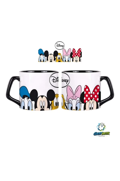 Disney Karakterleri Kupa Bardak | Tek Adet K0204 ürün görseli 1