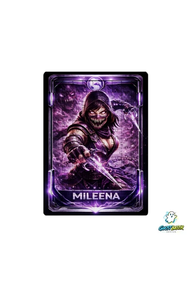Mortal Kombat Mileena 99 Parça Ayaklı Puzzle Dekoratif Çocuk Yapbozu 0223 ürün görseli 1