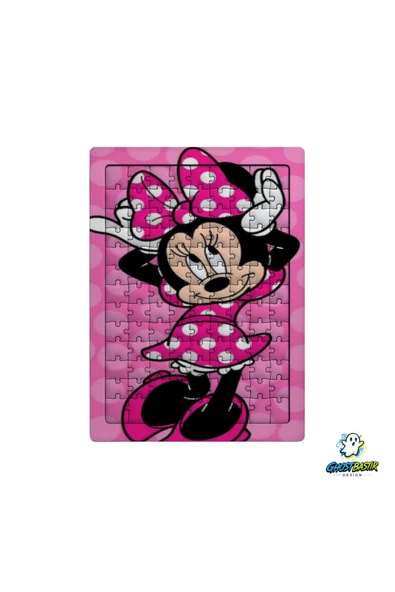 Minnie Mouse 99 Parça Ayaklı Puzzle – Dekoratif Çocuk Yapbozu 0236 ürün görseli 1