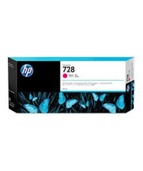 HP 728 Magenta Kırmızı 300ML Plotter Kartuşu F9K16A ürün görseli 1