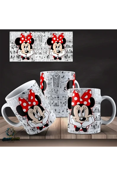 Minnie Mouse Kupa Bardak | Tek Adet K0323 ürün görseli 1