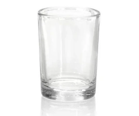 CAM SU VE MEŞRUBAT KAHVE YANI BARDAK MISAFIR SUNUM  6x6x10cm ürün görseli 1