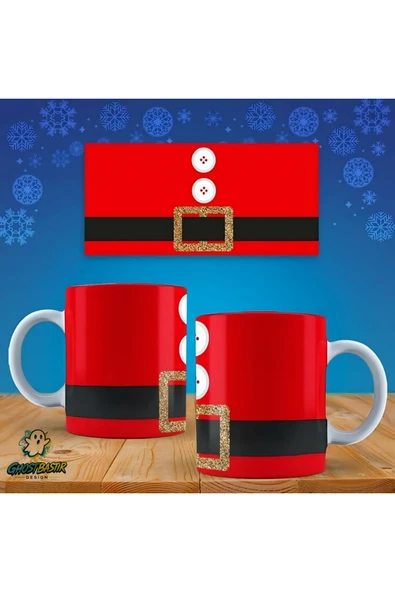 Noel Baba Kupa Bardak | Tek Adet K0344 ürün görseli 1