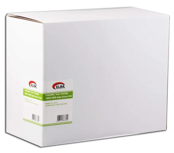 ELBA LEXMARK X651-652-654-656  YÜK.KAP. TONER ürün görseli 1