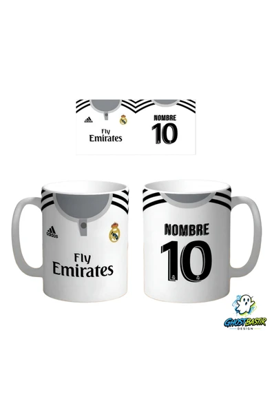 Real Madrid 10 Numara Kupa Bardak | Tek Adet K0380 ürün görseli 1