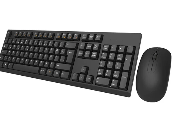 Everest KM-2510 Siyah Kablosuz Q Multimedia Klavye + Mouse Set ürün görseli 1