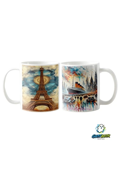 Paris Kupa Bardak | Tek Adet K0352 ürün görseli 1