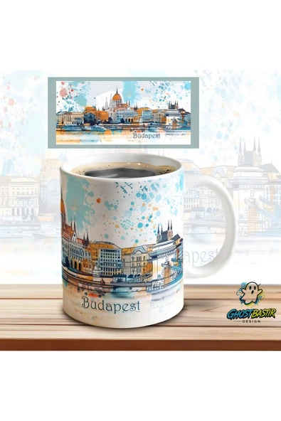 Budapeşte Kupa Bardak | Tek Adet K0172 ürün görseli 1