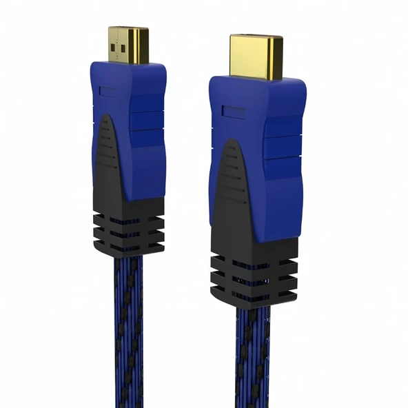 Inca IMHD-15T 1,8Mt Örgülü 1,4 V 3D HDMI Kablo Örgülü 4K@30Hz 2160P Altın Uç Parazit Koruma ürün görseli 1