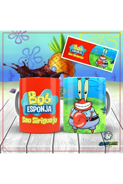 Sünger Bob Kupa Bardak | Tek Adet K0423 ürün görseli 1