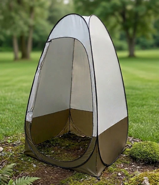 Yek Outdoor Otomatik Duş ve Giyinme Çadırı 150D Oxford 103x103x200cm ürün görseli 1