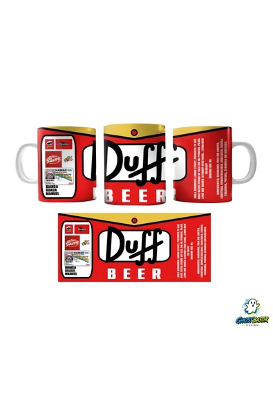 Duff Beer Kupa Bardak | Tek Adet K0214 ürün görseli 1