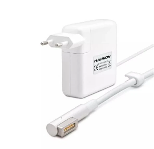 Hadron HD797 APPLE Uyumlu 18.5V 4.6A 85W Laptop Adaptörü (L Tip) Beyaz ürün görseli 1